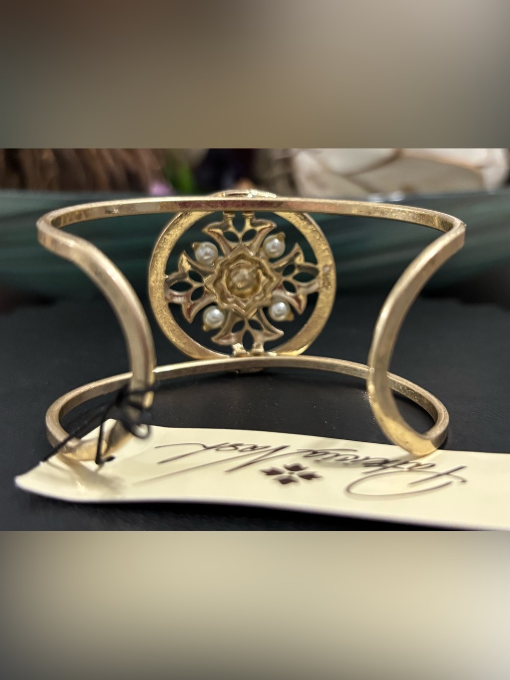 Patricia Nash Goldtone Cuff Bracelet - Picture 7 of 11